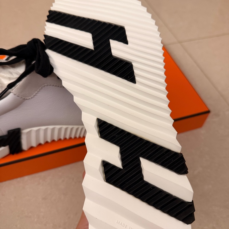 全新愛馬仕Hermes Bouncing女生白色運動鞋38號-3