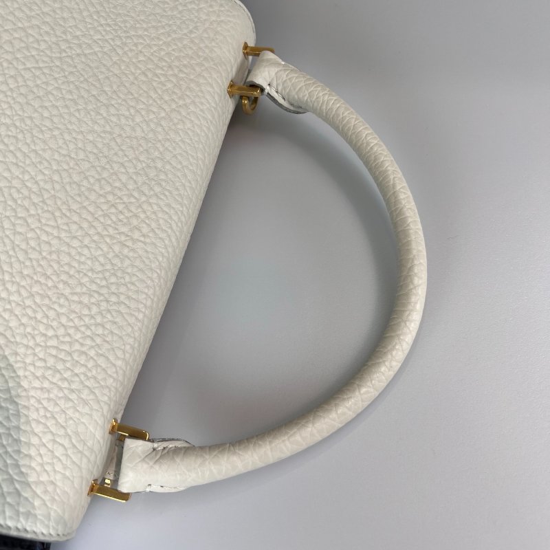 CELINE藍拼白 Trapaze Bag鞦韆包-10