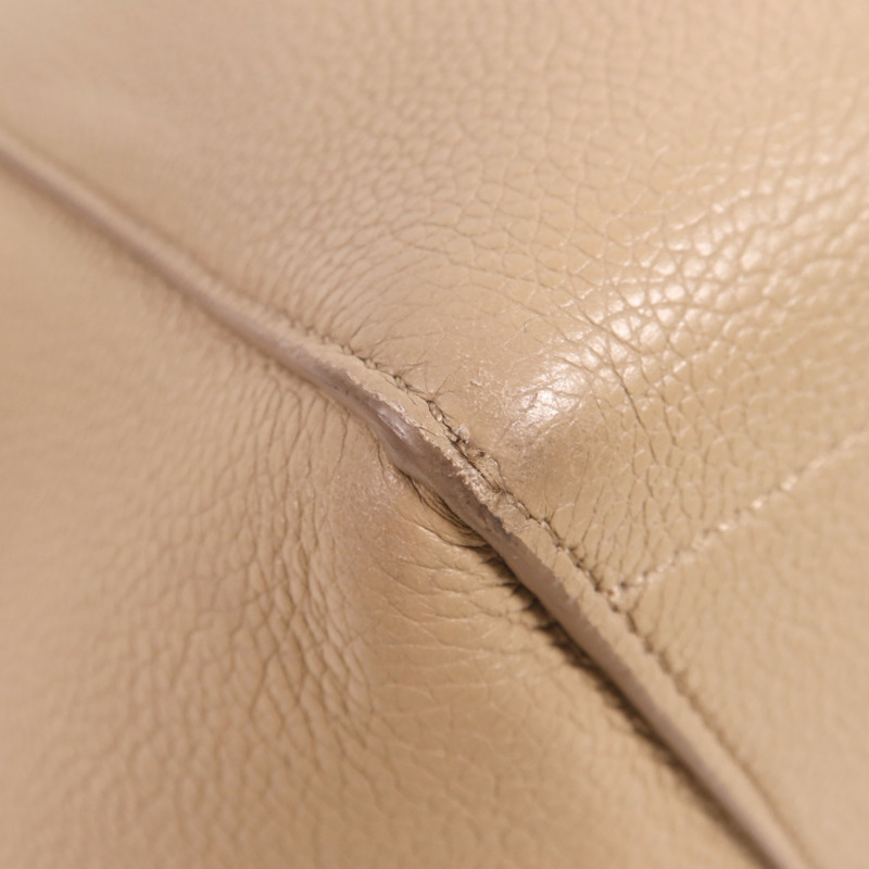 CELINE 牛皮皮革Sangle Bucket Large金扣肩背袋-6