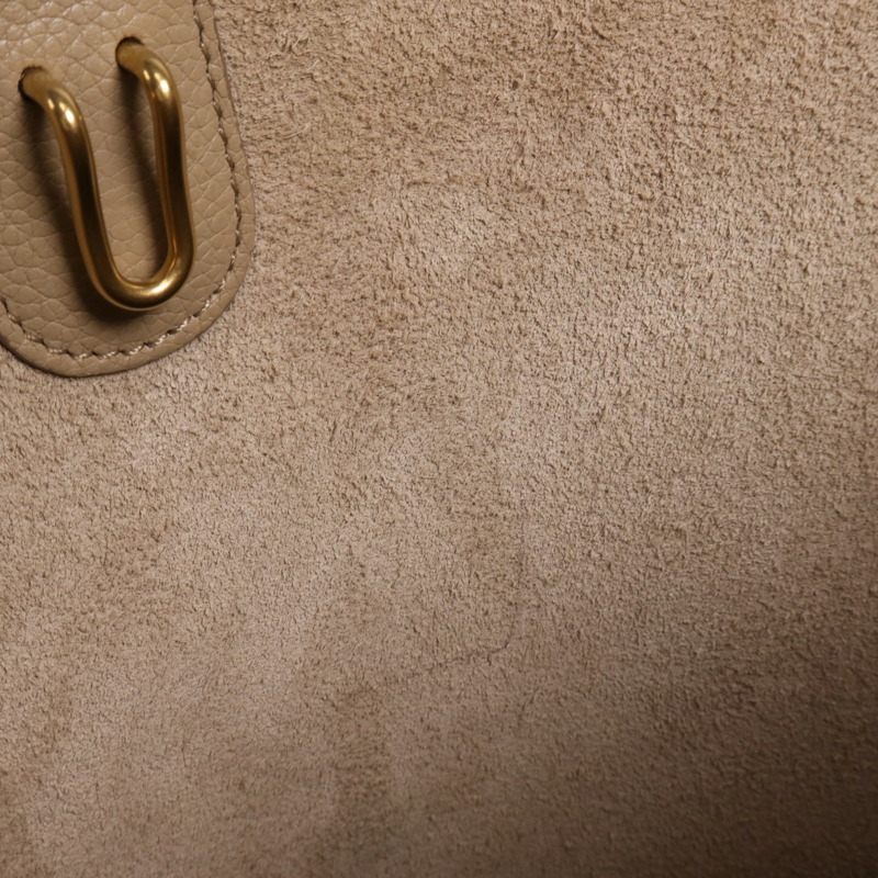 CELINE 牛皮皮革Sangle Bucket Large金扣肩背袋-13