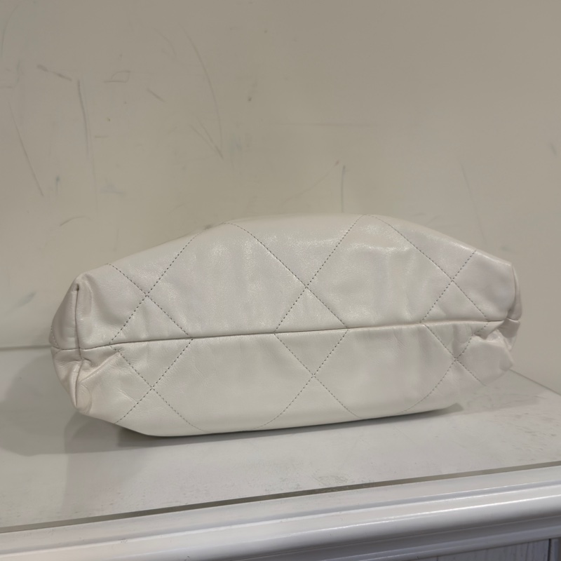 25年7月新光三越購證 #離櫃閒置全配 香奈兒白金22bag垃圾袋小號 #專櫃20多萬🔥-8