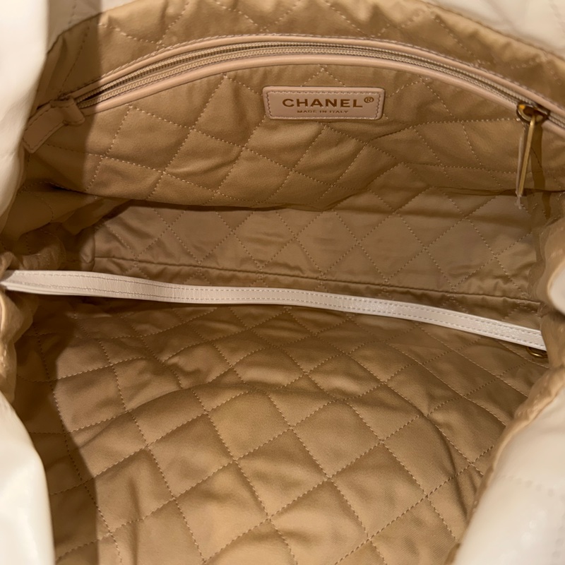 25年7月新光三越購證 #離櫃閒置全配 香奈兒白金22bag垃圾袋小號 #專櫃20多萬🔥-9