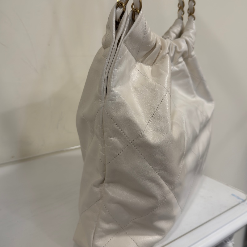 25年7月新光三越購證 #離櫃閒置全配 香奈兒白金22bag垃圾袋小號 #專櫃20多萬🔥-10