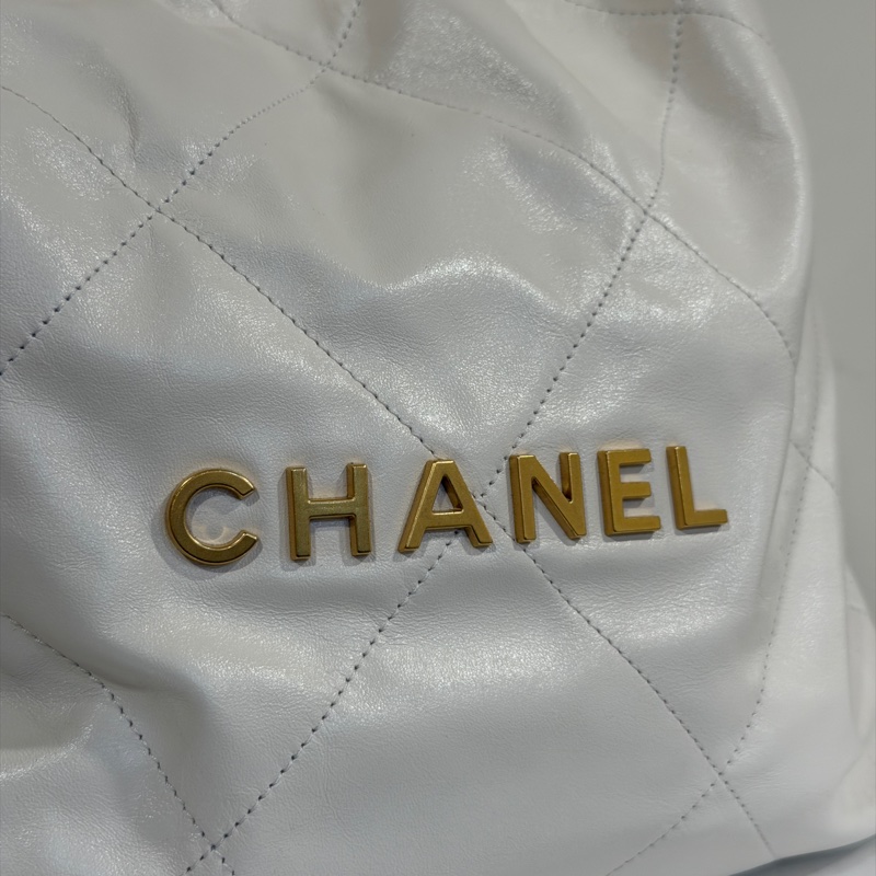 25年7月新光三越購證 #離櫃閒置全配 香奈兒白金22bag垃圾袋小號 #專櫃20多萬🔥-14