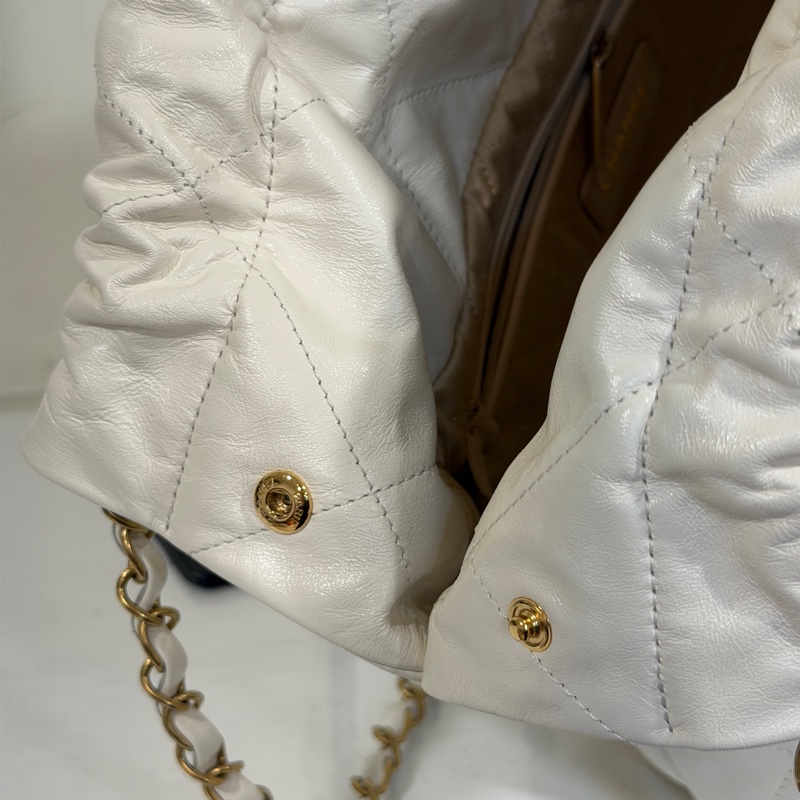 25年7月新光三越購證 #離櫃閒置全配 香奈兒白金22bag垃圾袋小號 #專櫃20多萬🔥-18