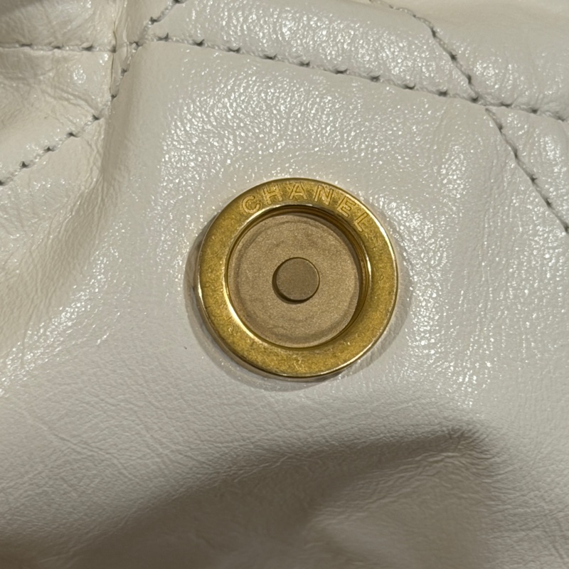 25年7月新光三越購證 #離櫃閒置全配 香奈兒白金22bag垃圾袋小號 #專櫃20多萬🔥-25