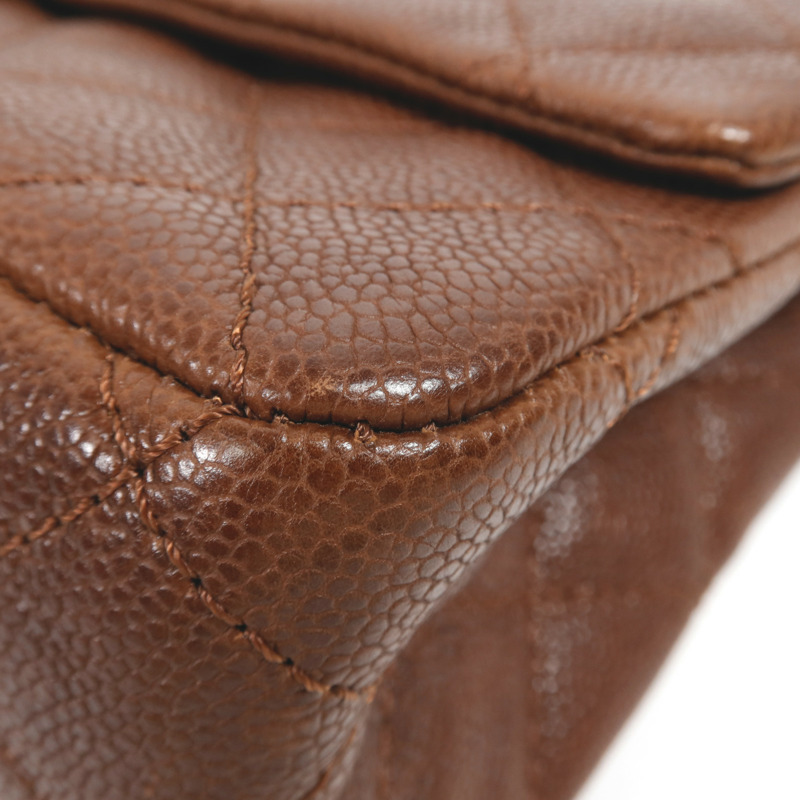 CHANEL 牛皮皮革2.55銀扣鏈帶肩背袋-5