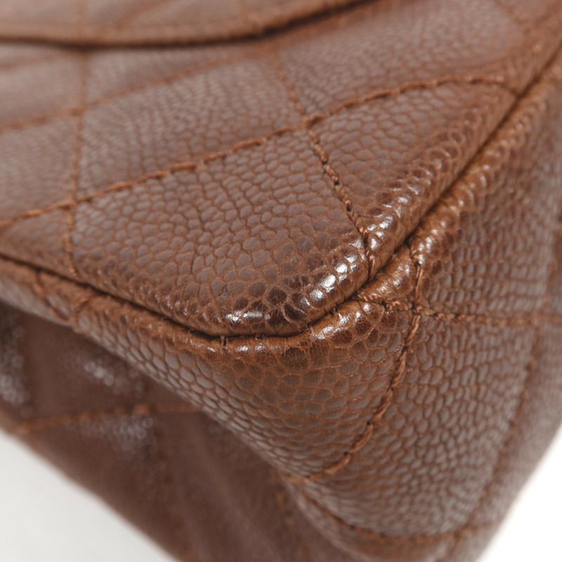 CHANEL 牛皮皮革2.55銀扣鏈帶肩背袋-8