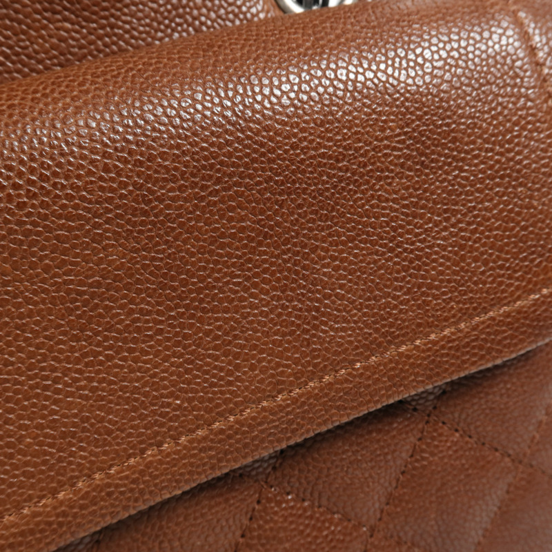 CHANEL 牛皮皮革2.55銀扣鏈帶肩背袋-16