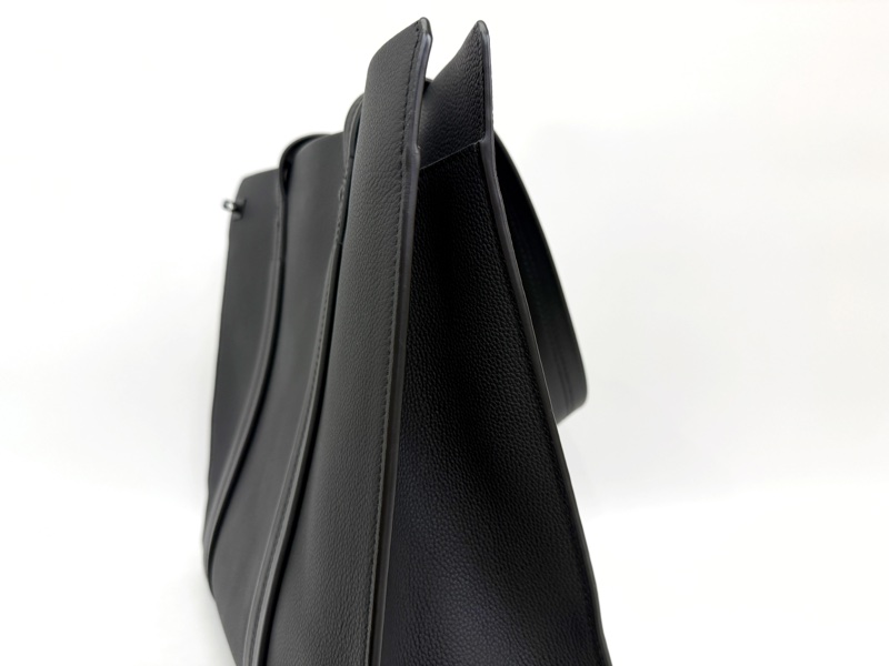 LV 黑牛皮黑釦Take Off肩背托特包M57308-3