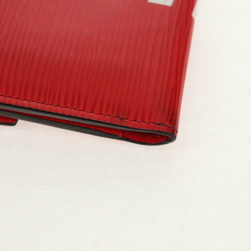 【日本直送】路易威登 Epi LV × Supreme 鏈條迷你皮夾 紅色 M67755 LV 正品 140687M-17