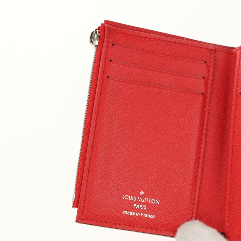 【日本直送】路易威登 Epi LV × Supreme 鏈條迷你皮夾 紅色 M67755 LV 正品 140687M-20
