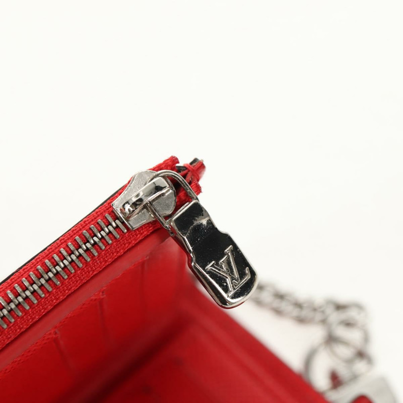 【日本直送】路易威登 Epi LV × Supreme 鏈條迷你皮夾 紅色 M67755 LV 正品 140687M-23