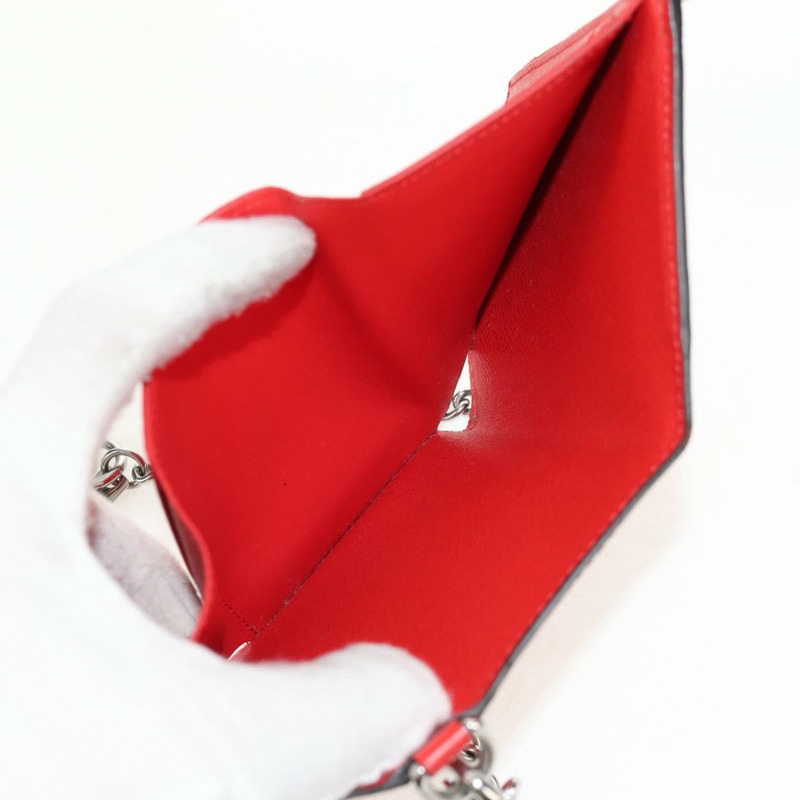 【日本直送】路易威登 Epi LV × Supreme 鏈條迷你皮夾 紅色 M67755 LV 正品 140687M-25