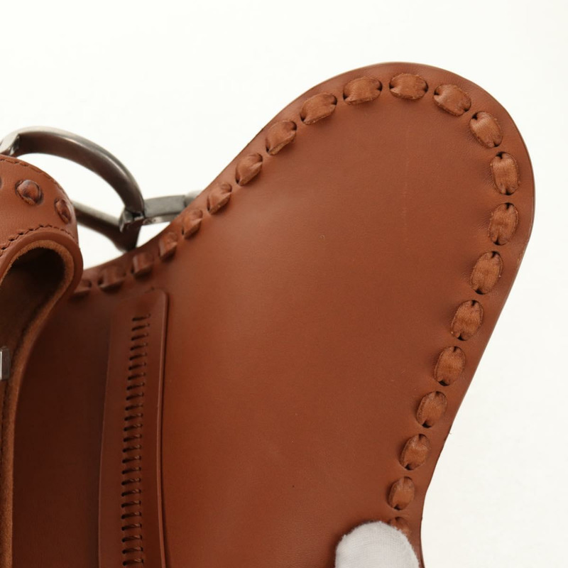 【日本直送】Christian Dior 馬鞍包 肩背包 皮革 米色 正品 121361M-22