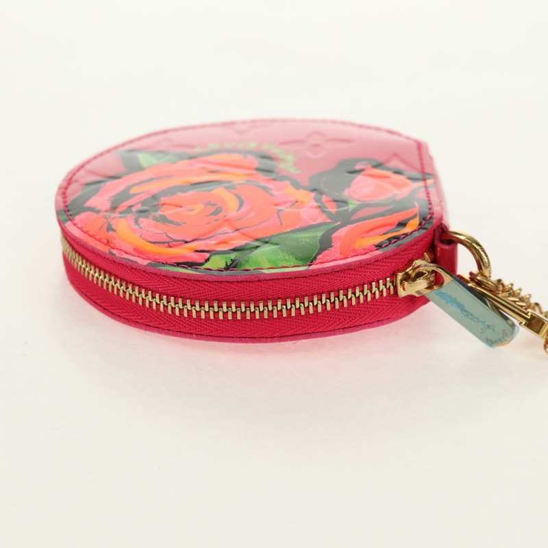 【日本直送】路易威登 Vernis Rose Porte Monnaie Chapeau 零錢包 M93690 正品 128525M-2
