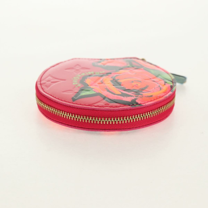 【日本直送】路易威登 Vernis Rose Porte Monnaie Chapeau 零錢包 M93690 正品 128525M-4