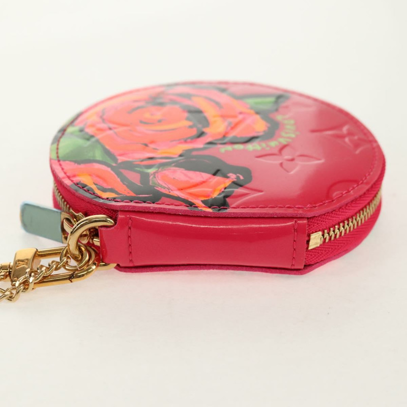 【日本直送】路易威登 Vernis Rose Porte Monnaie Chapeau 零錢包 M93690 正品 128525M-5