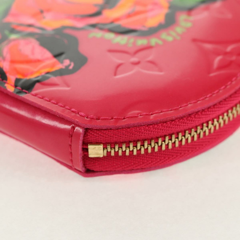 【日本直送】路易威登 Vernis Rose Porte Monnaie Chapeau 零錢包 M93690 正品 128525M-13