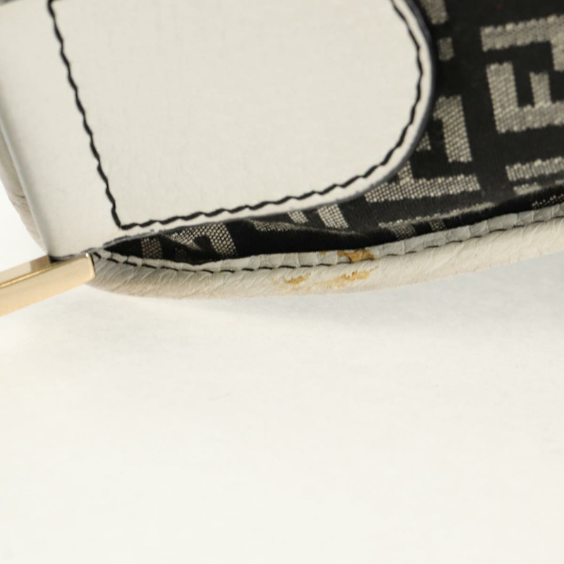 【日本直送】FENDI Zucchino帆布單肩包 黑色金色 Auth am9520V-3