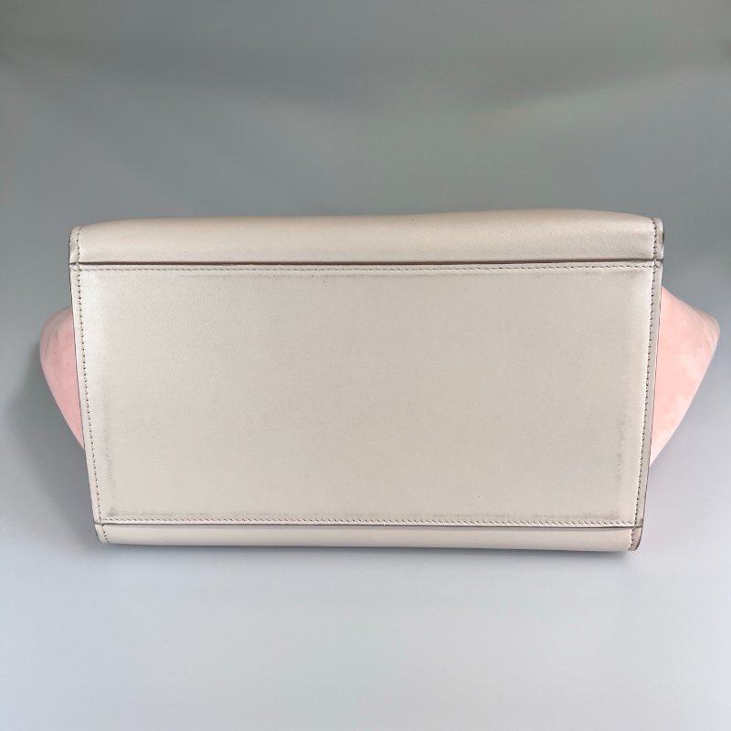 CELINE  粉拚黑Trapaze Bag鞦韆-4