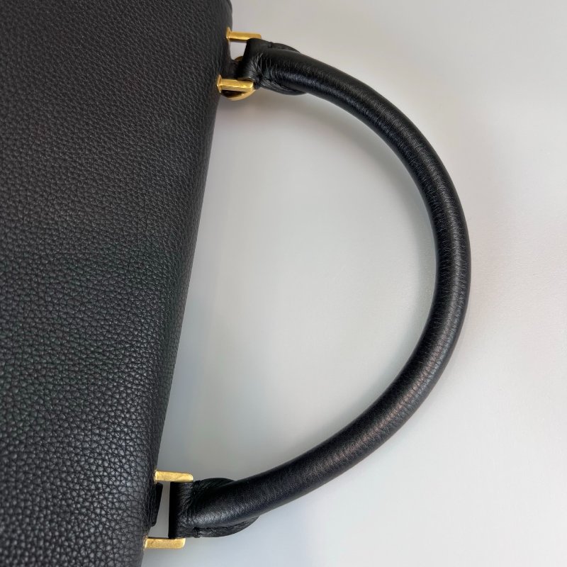 CELINE  粉拚黑Trapaze Bag鞦韆-10