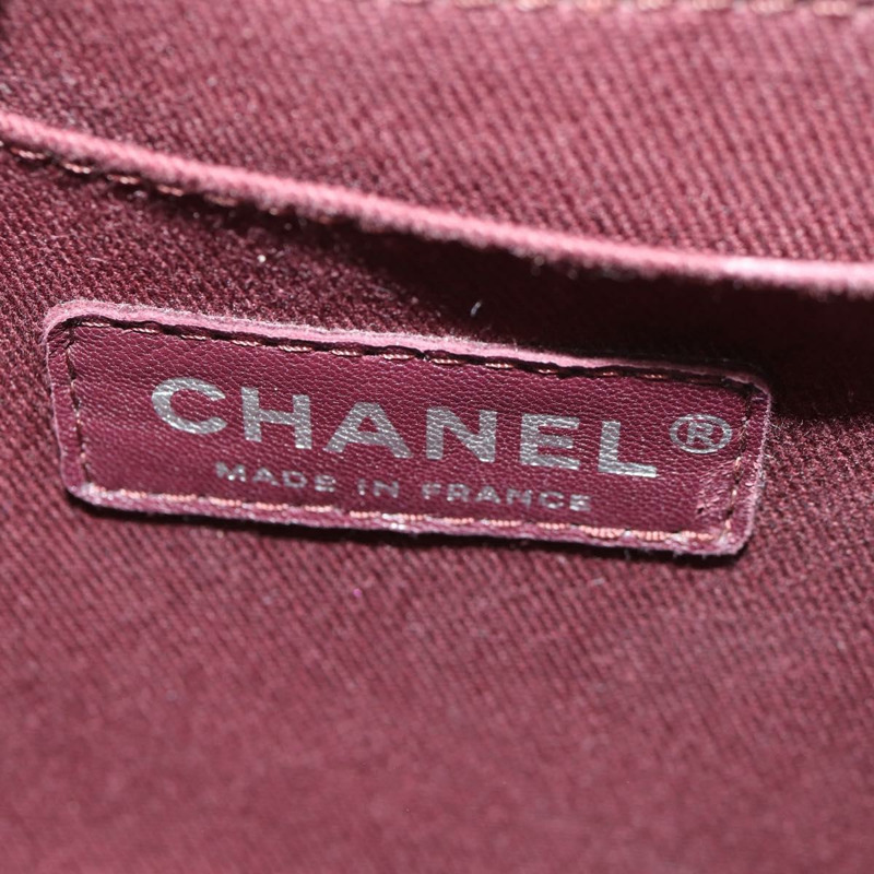 【日本直送】香奈兒 Neo Executive 手提包，魚子醬紋皮革，兩用款，白色/銀色雙C標誌，貨號 BA7294M-25