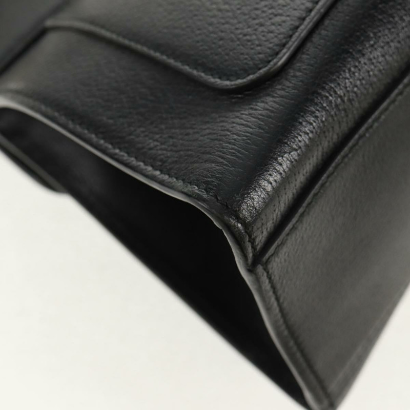 【日本直送】GUCCI Web Sherry Line 手提包 皮革 兩用 黑色 金色 505342 正品 148828M-18