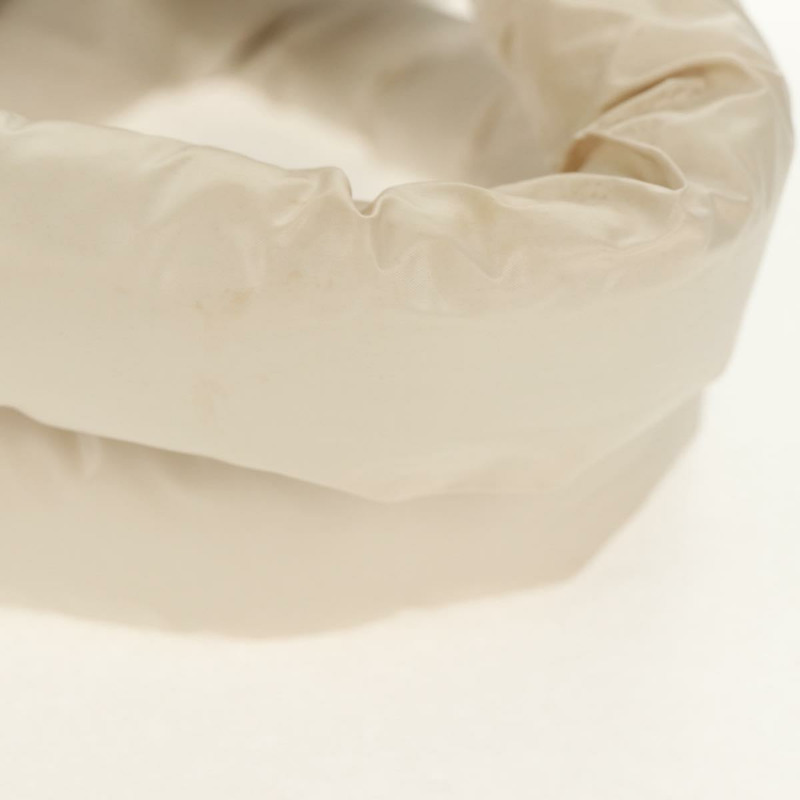 【日本直送】香奈兒 Cococoon 托特包 尼龍 白色 銀色 CC 標誌 Auth 148203V-6