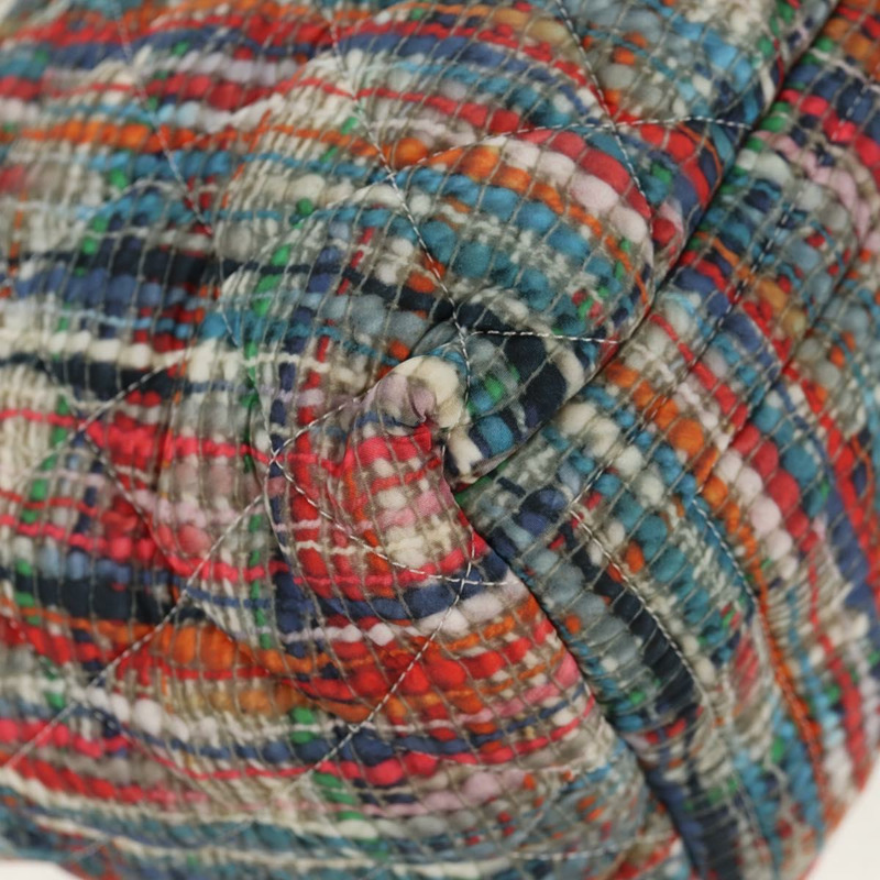 【日本直送】香奈兒 Cococoon 托特包 尼龍 白色 銀色 CC 標誌 Auth 148203V-17