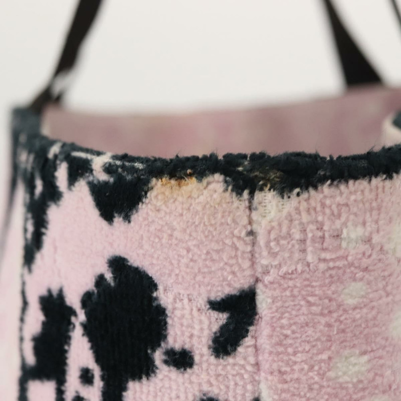 【日本直送】香奈兒 (CHANEL) 夏季高級手袋 帆布 粉紅色 銀色 CC 標誌 正品 148799-4