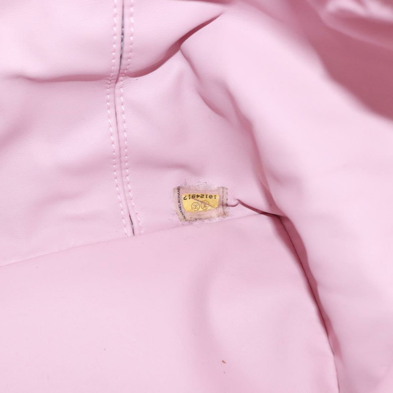 【日本直送】香奈兒 (CHANEL) 夏季高級手袋 帆布 粉紅色 銀色 CC 標誌 正品 148799-10