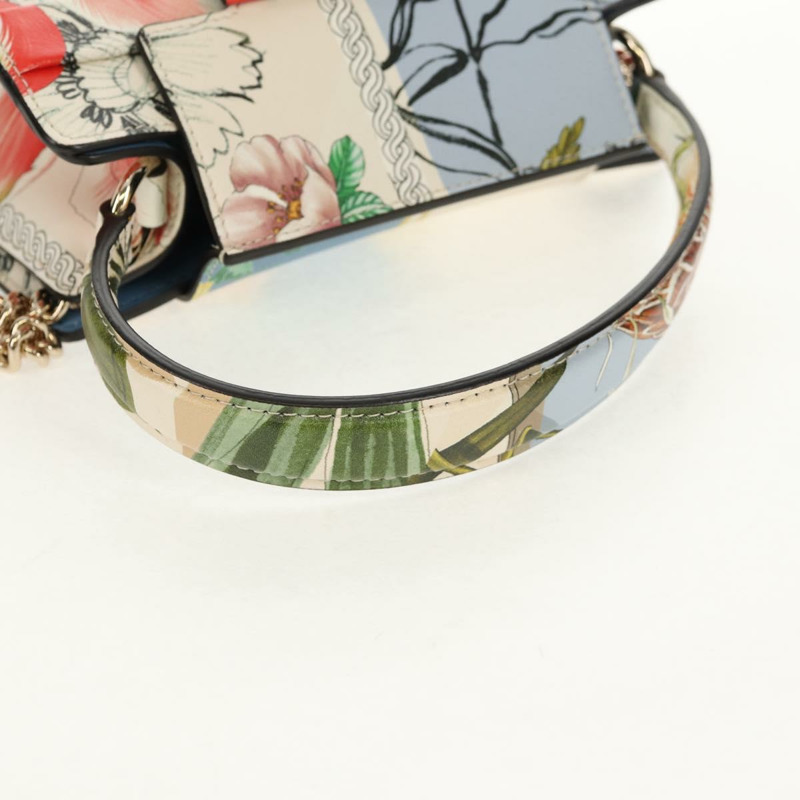 【日本直送】Salvatore Ferragamo Vala 手提包 皮革 2way Multicolor Gold Auth 145624V-6