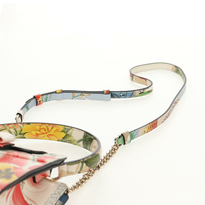 【日本直送】Salvatore Ferragamo Vala 手提包 皮革 2way Multicolor Gold Auth 145624V-14