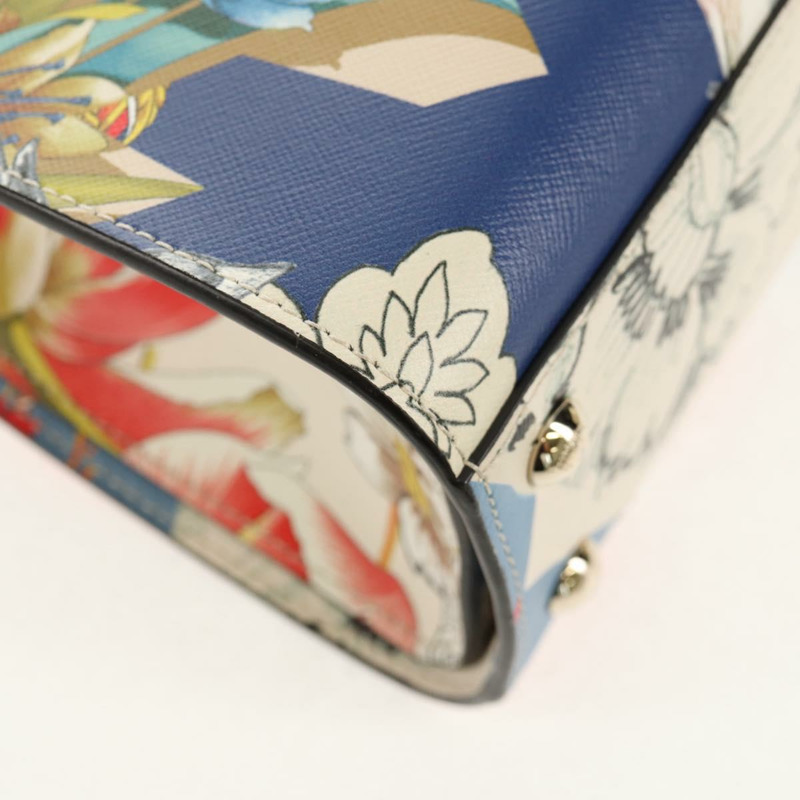 【日本直送】Salvatore Ferragamo Vala 手提包 皮革 2way Multicolor Gold Auth 145624V-17