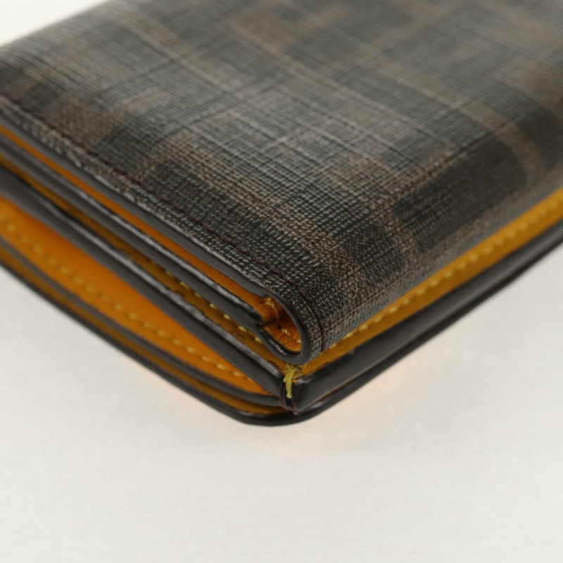 【日本直送】FENDI Zucca 帆布緊湊型皮夾 PVC FENDI x FRGMT x POKMON 黑色正品 150605M-15