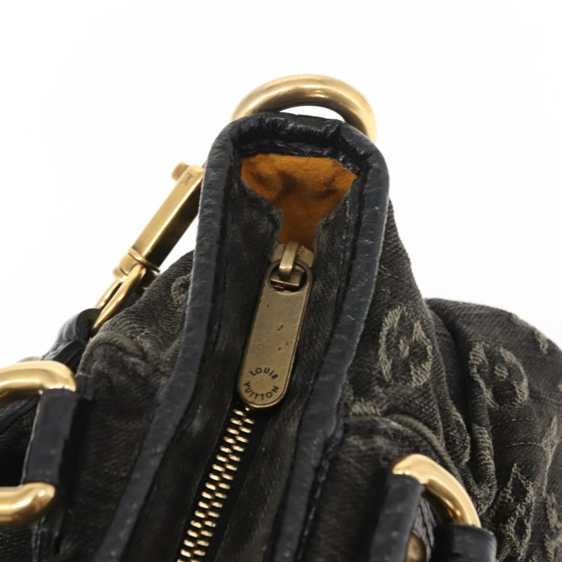 【日本直送】路易威登 Monogram Denim Neo Cabby MM 兩用包 黑色 M95351 LV Auth yk19739-19