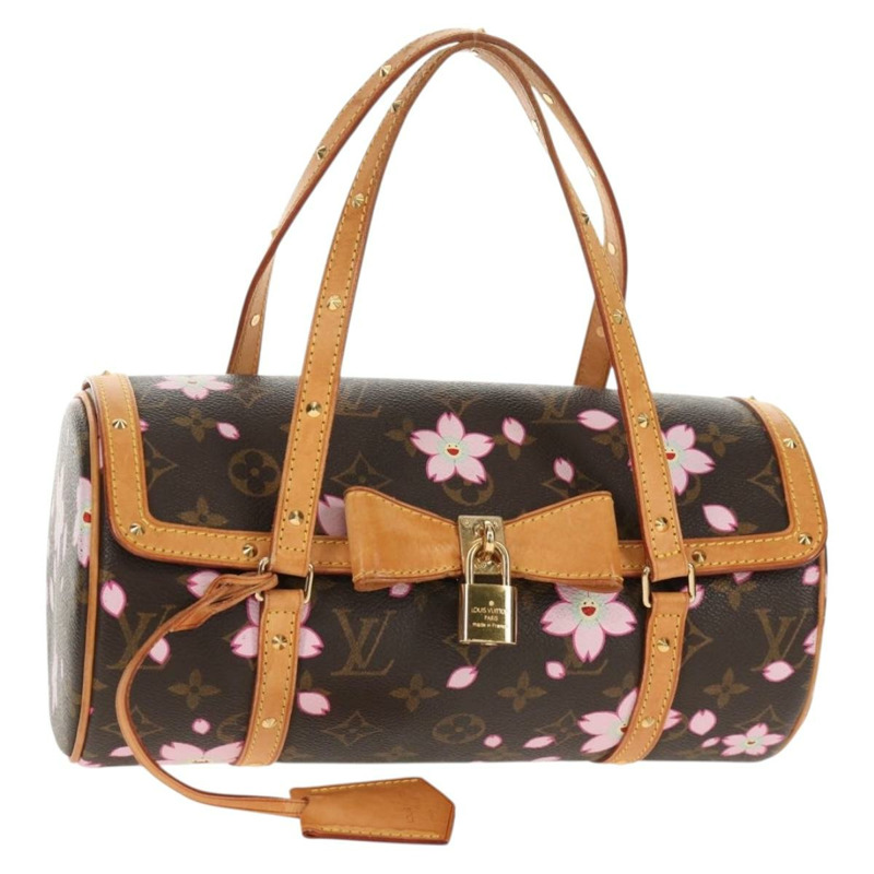 【日本直送】路易威登 Monogram Cherry Blossom Papillon GM 手袋 M92009 LV Auth bs30617V-0