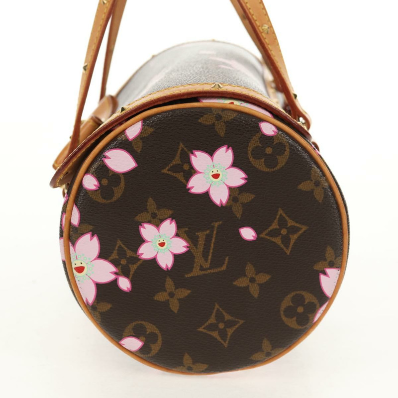 【日本直送】路易威登 Monogram Cherry Blossom Papillon GM 手袋 M92009 LV Auth bs30617V-2