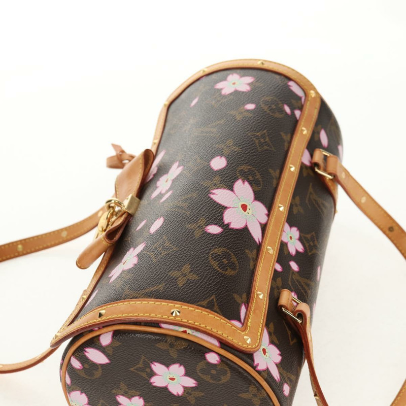 【日本直送】路易威登 Monogram Cherry Blossom Papillon GM 手袋 M92009 LV Auth bs30617V-5