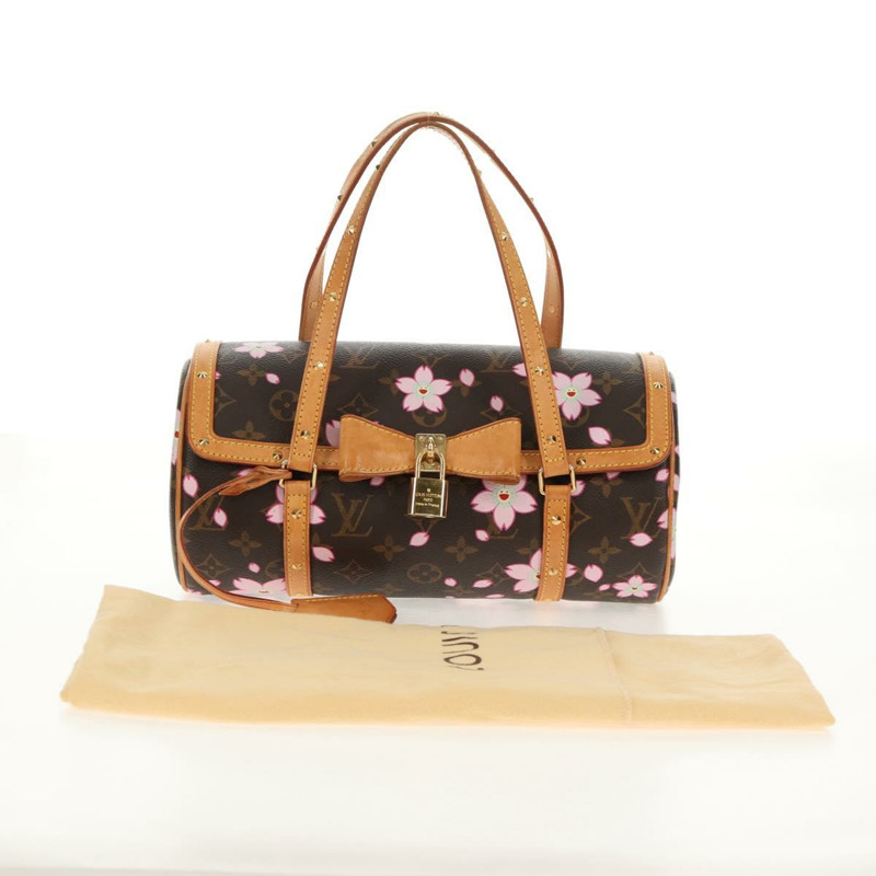 【日本直送】路易威登 Monogram Cherry Blossom Papillon GM 手袋 M92009 LV Auth bs30617V-11
