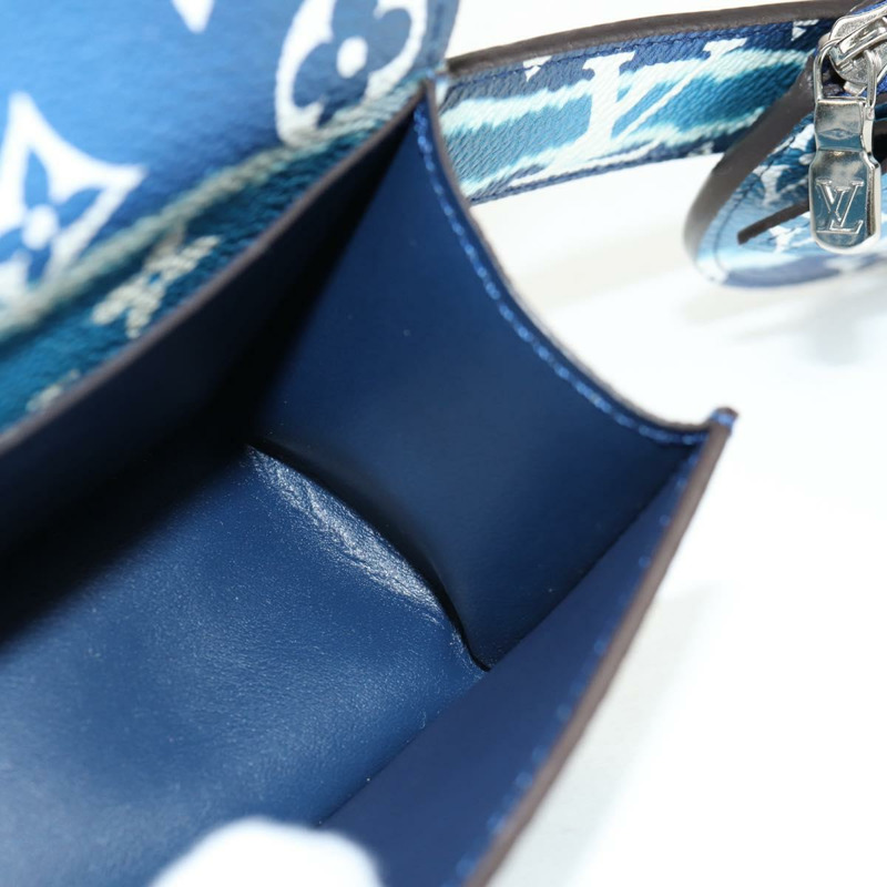 【日本直送】路易威登 Monogram Escal Ceinture 腰帶 37.6"" 藍色 M0253W LV 正品 147571M-17