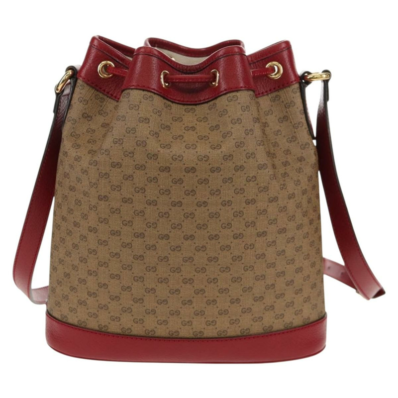 【日本直送】GUCCI Micro GG Supreme Doraemon 聯名手袋 PVC 米色 655597 正品 147572M-2