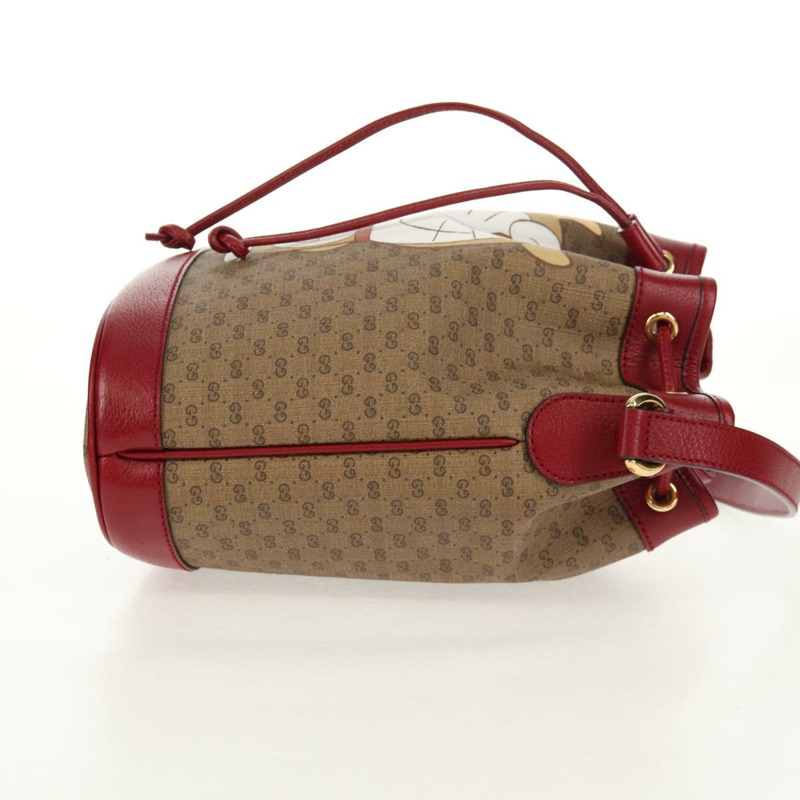 【日本直送】GUCCI Micro GG Supreme Doraemon 聯名手袋 PVC 米色 655597 正品 147572M-4