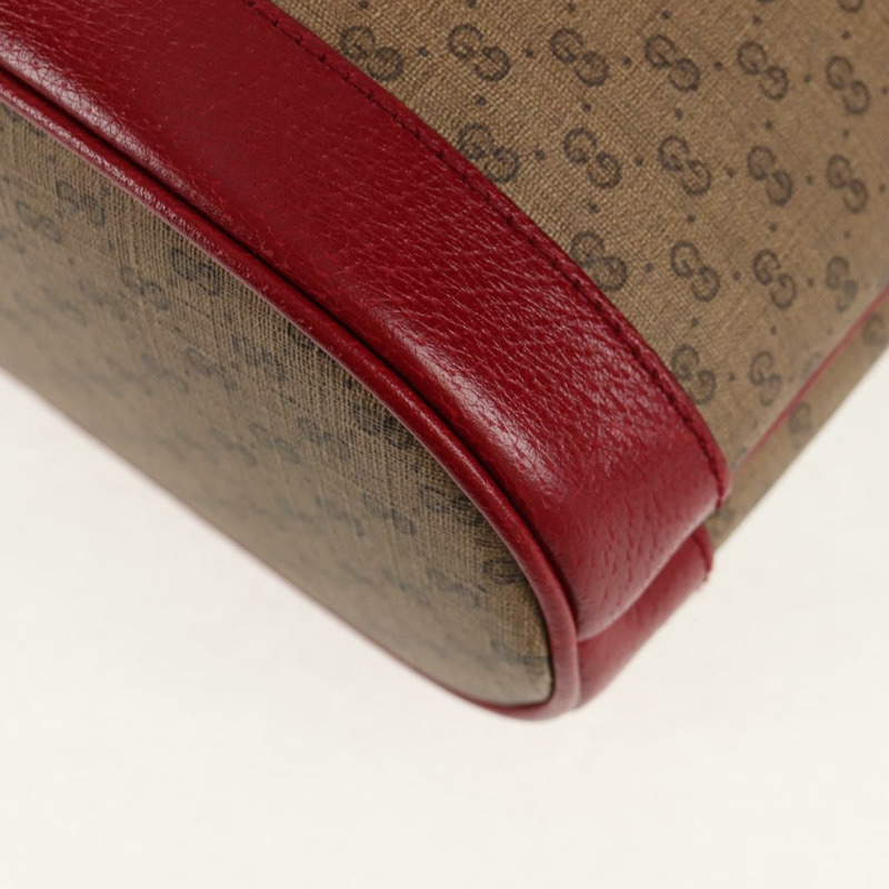 【日本直送】GUCCI Micro GG Supreme Doraemon 聯名手袋 PVC 米色 655597 正品 147572M-15