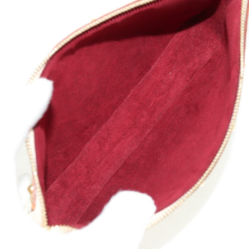 【日本直送】路易威登 (LOUIS VUITTON) 多色 Pochette Accessoires 手拿包 白色 M92649 LV Auth 145617A-9