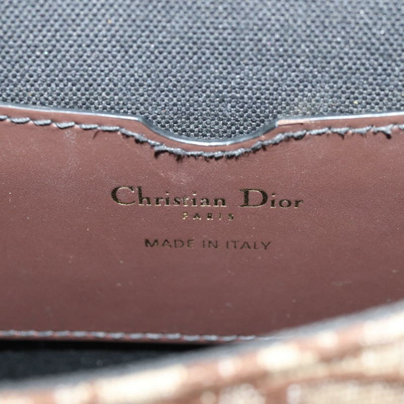 【日本直送】Christian Dior Trotter帆布Bobby單肩包 棕色金色 正品 147910M-21