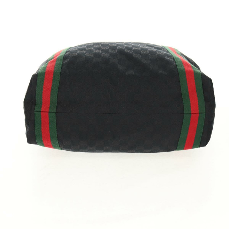 【日本直送】GUCCI GG帆布織帶雪莉酒系列手提包 黑色 189669 正品 149612V-4
