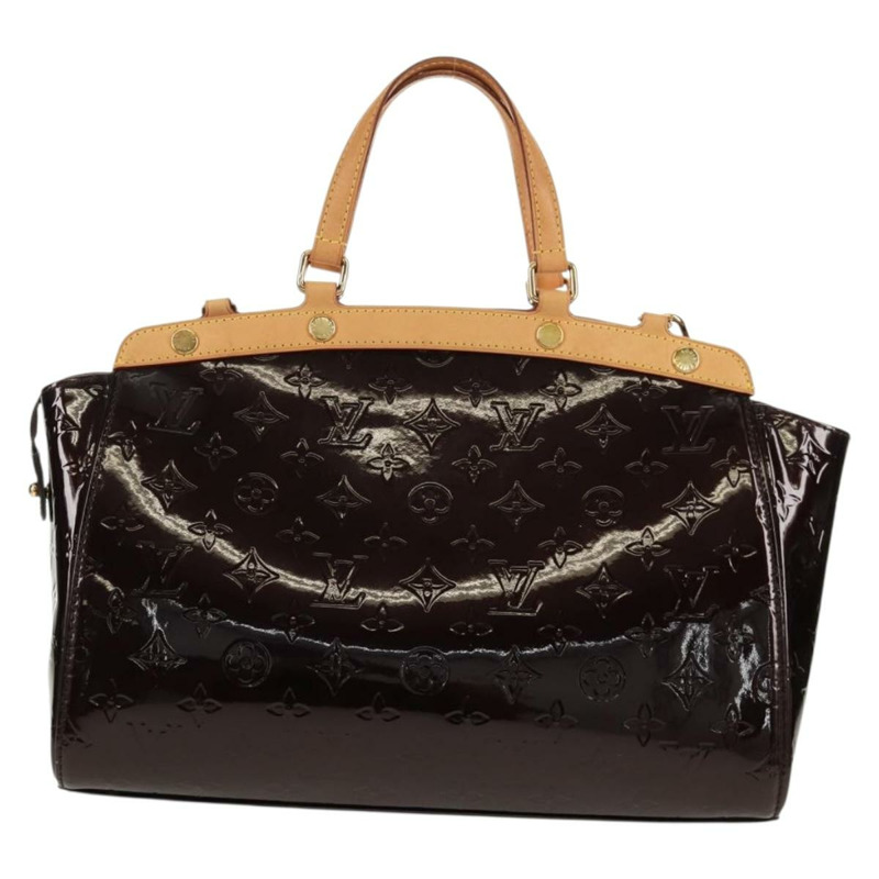 【日本直送】路易威登 Vernis Blair MM 手提包 2way Amarante M91619 LV Auth 149390A-1