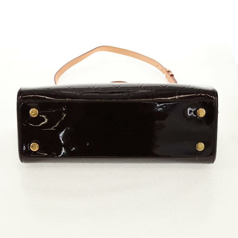 【日本直送】路易威登 Vernis Blair MM 手提包 2way Amarante M91619 LV Auth 149390A-4